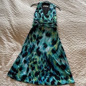 Floral halter dress